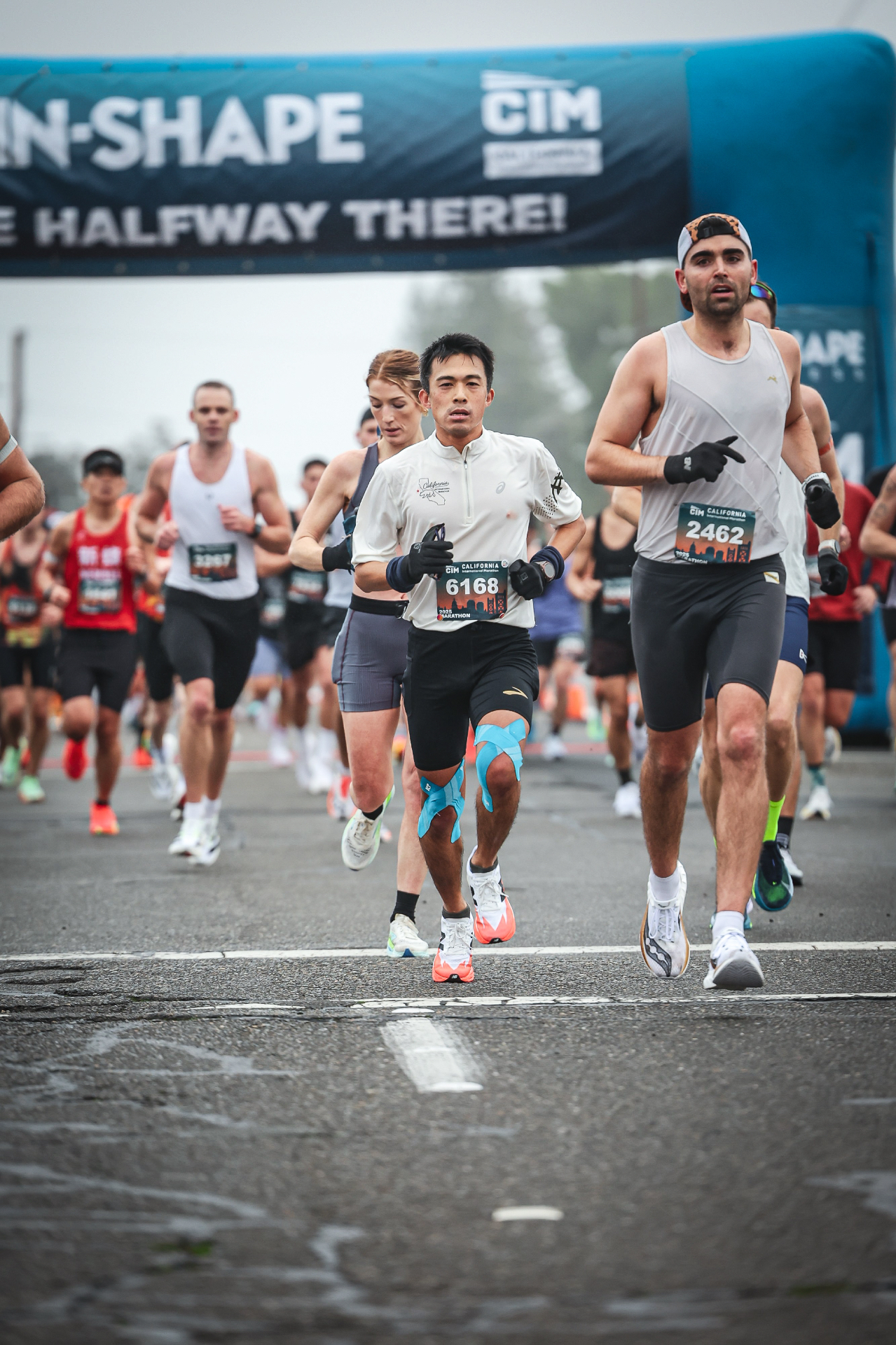Bryan racing at the California International Marathon